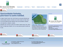 Tablet Screenshot of elvalledetandil.com.ar